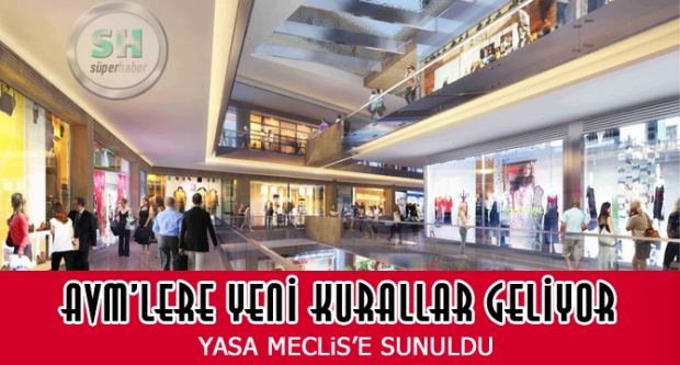 AVM Yasası Meclis'e Sunuldu