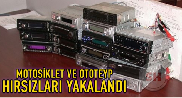 Isparta'da Motosiklet ve Teyp Hırsızları Yakalandı