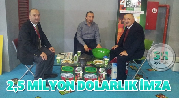 2,5 MİLYON DOLARLIK İMZA