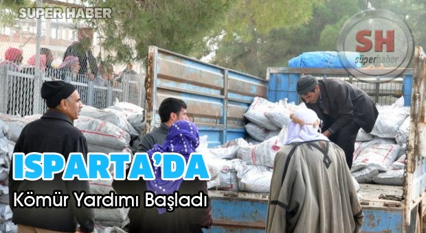  Isparta'da Kömür yardımı başladı
