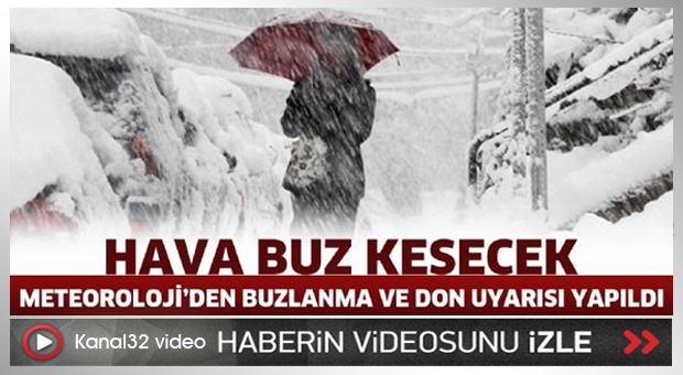 Hava buz kesecek