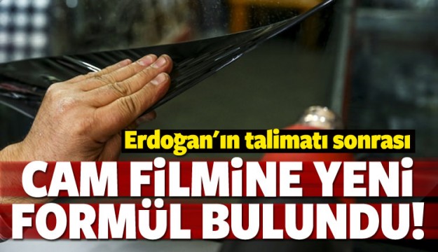 Cam filmine formül bulundu