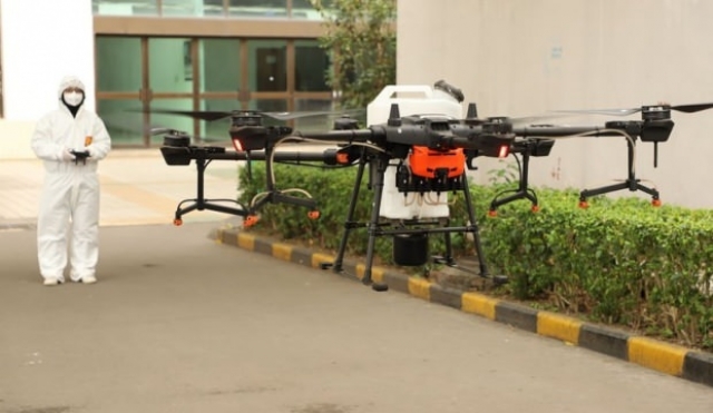 Bu drone'lar koronavirüs ile savaşıyor