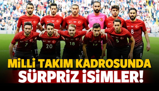 A Milli Takım kadrosu açıklandı!