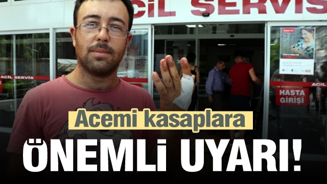 Acemi kasaplara enfeksiyon uyarısı