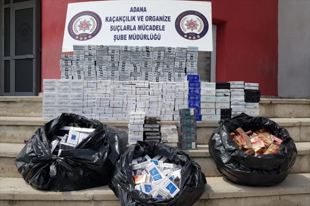 ​Adana'da kaçak sigara operasyonu