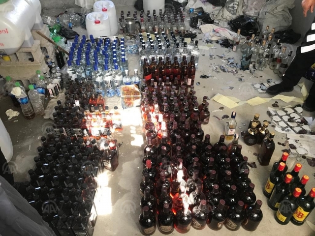 Adana'da kaçak ve sahte içki operasyonu