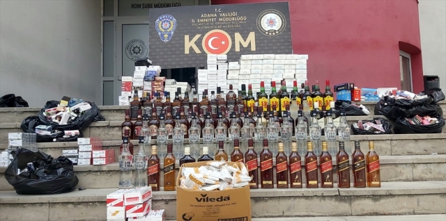 Adana'da kaçakçılık operasyonu: 4 gözaltı