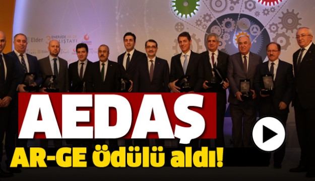 AEDAŞ AR-GE ÖDÜLÜNE LAYIK GÖRÜLDÜ