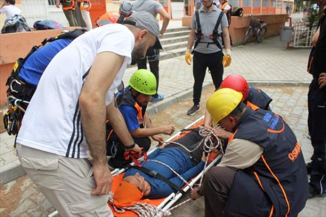 AFAD'dan öğretmenlere eğitim tatbikatı