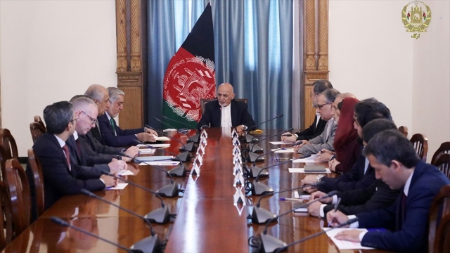 Afganistan Cumhurbaşkanı Gani ABD Temsilcisi Halilzad'la görüştü