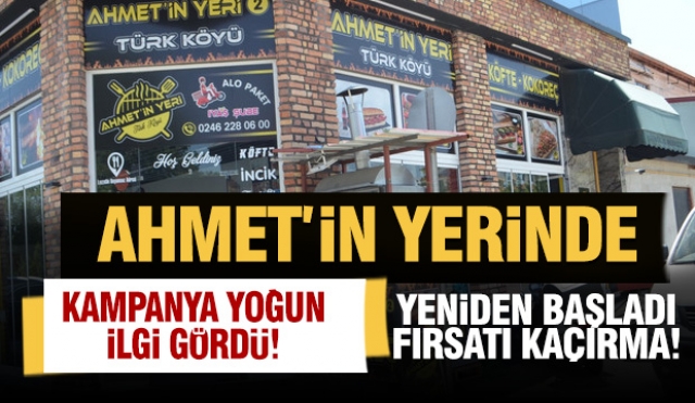 Ahmet’in Yeri’nde Yoğun İlgi Gören Kampanya Yeniden Başladı