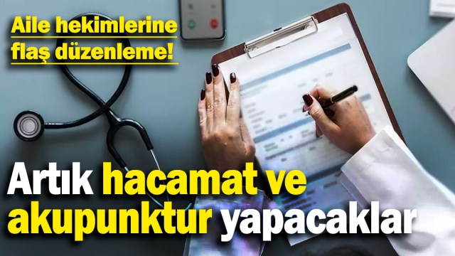 Aile Hekimlerine Yeni Görev: Hacamat ve Akupunktur Uygulamaları Geliyor