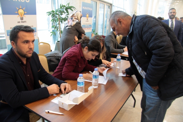 AK Parti Antalya İl Başkanlığında temayül heyecanı   
