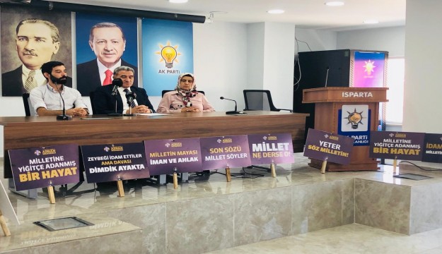 AK Parti Isparta İl Başkanlığı’ndan '27Mayıs Darbesi' açıklaması   