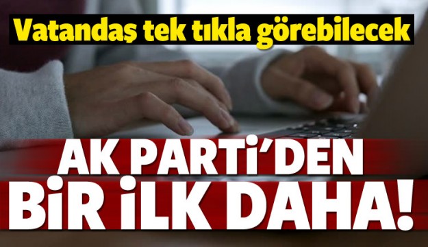 AK Parti'den bir ilk daha!