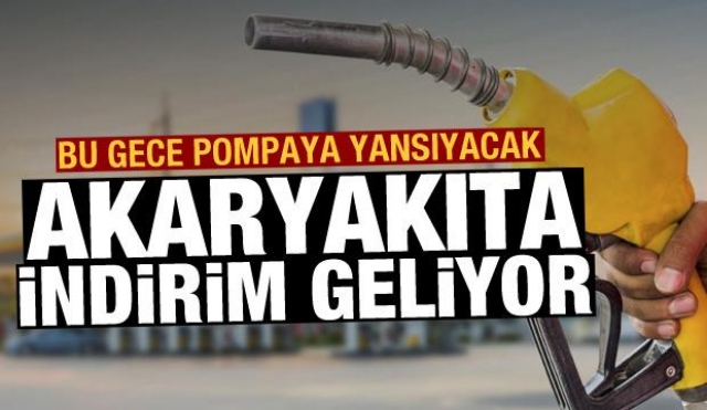 AKARYAKITA BU GECE İNDİRİM GELİYOR!