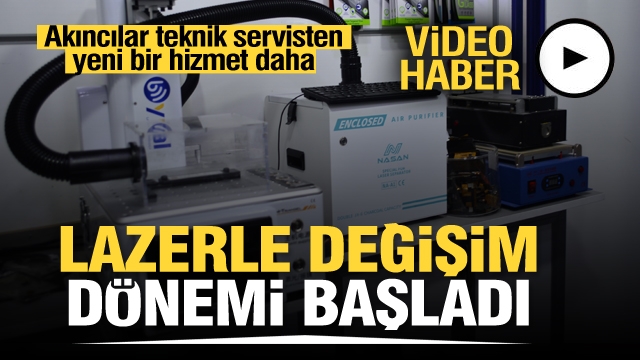 Akıncılar Teknik Serviste lazerle ekran ve cam değişimi