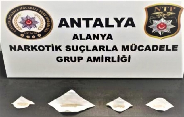 Alanya'da uyuşturucu operasyonu   