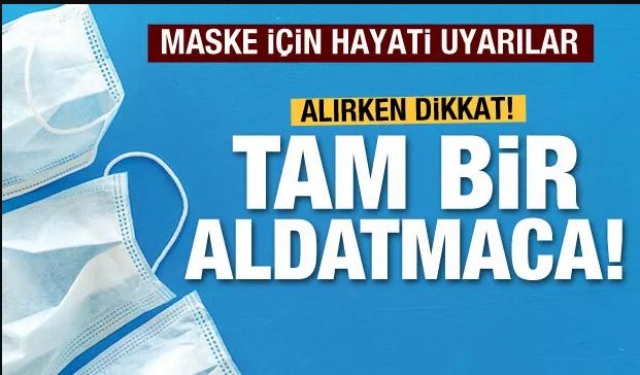 Alırken dikkat! tam bir aldatmaca