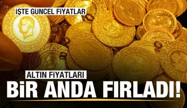 Altın fiyatları fırladı işte güncel rekamlar