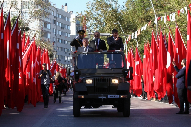Antalya’da coşkulu 29 Ekim kutlaması   