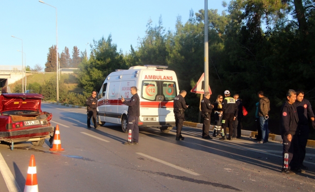 Antalya’da trafik kazası: 2 yaralı 