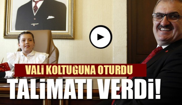 Antalya Vali Koltuğuna Oturdu Talimatı Verdi