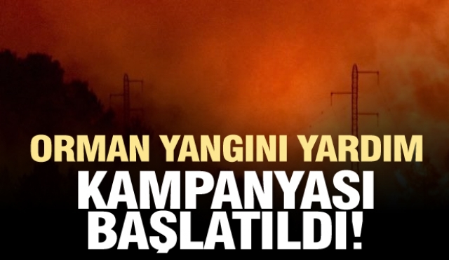 ANTALYA VALİLİĞİ ORMAN YANGINI YARDIM KAMPANYASI