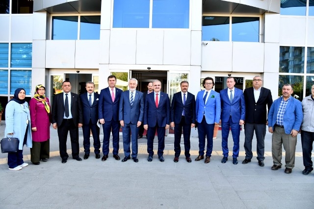 ​Antalya ve Burdur protokolünden Başkan Başdeğirmen’e ziyaret