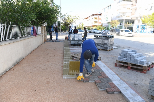 Antalya’ya örnek kaldırım   