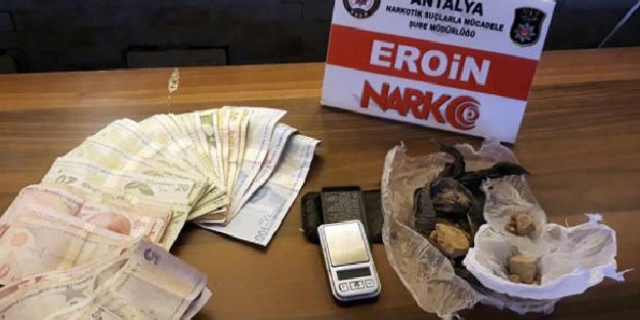 Antalya'da 18 kilogram eroin ele geçirildi