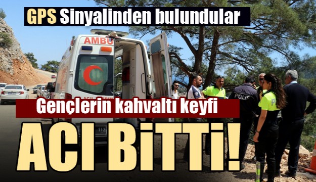 Antalya'da  Gençlerin kahvaltı keyfi acı bitti