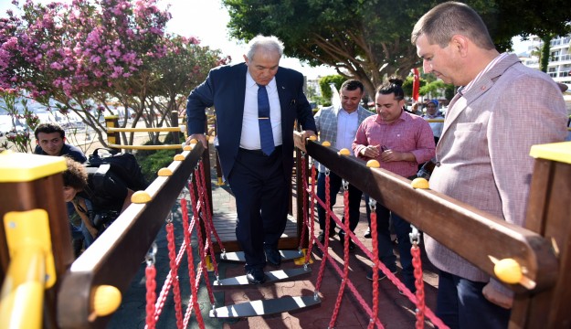 Antalya'da ikinci bahar parkı ve spor alanı’na görkemli açılış 