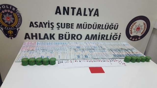 Antalya'da kumar operasyonu!