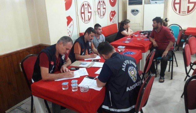 Antalya'da tombala operasyonu
