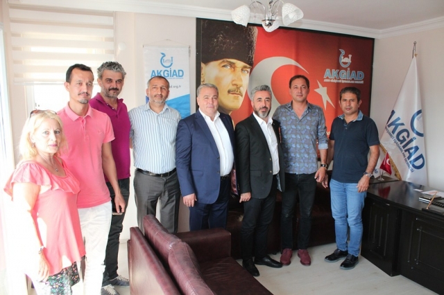 ANTMUDER Başkanı Karataş, AKGİAD'ın misafiri oldu   