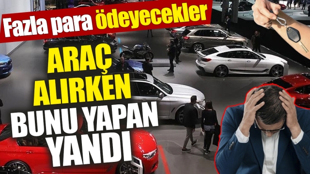 Araç Alacaklara Kritik Uyarı