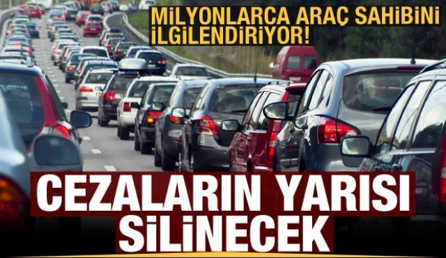 Araç sahipleri müjde:  trafik cezaları ile ilgili yeni haber