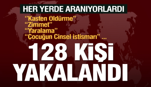 Aranan 128 kişi Isparta Emniyet Ekiplerince Yakalandı