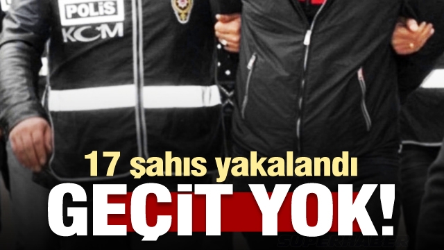 Aranan 17 şahıs Isparta emniyet ekiplerince yakalandı!