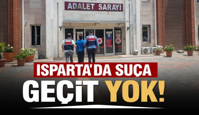 Aranan 18 şahıs Isparta'da yakalandı