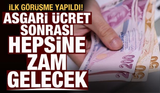 Asgari Ücret Sonrası Hepsine Zam Gelecek