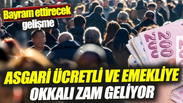 Asgari Ücretli ve Emeklilere Zam Geliyor: Müjdeli Haber!