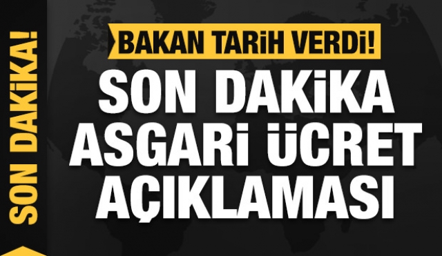 Asgari ücrette karar tarihi belli oldu