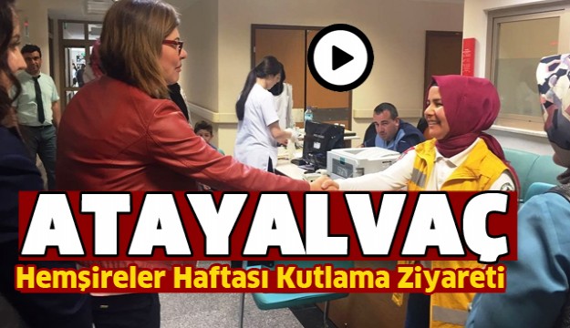 Atayalvaç SHMYO’dan Hemşireler Haftası Kutlama Ziyareti