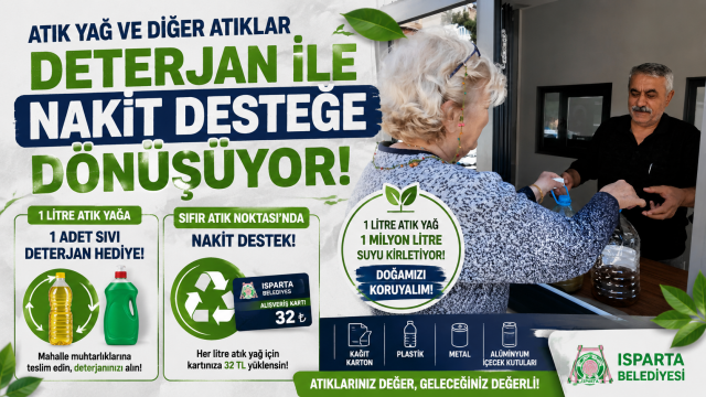 Atıklar Artık Kazanca Dönüşüyor: Isparta’dan Çevre ve Ekonomiye Çifte Katkı
