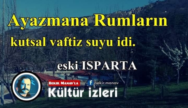 Ayazmana Rumların Kutsal Suyudur!