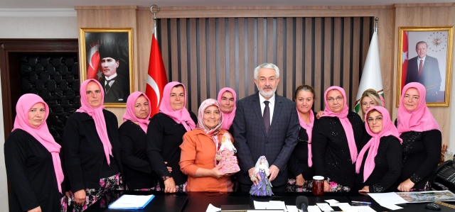 Babanın Kızlarından Başkan Başdeğirmen’e ziyaret