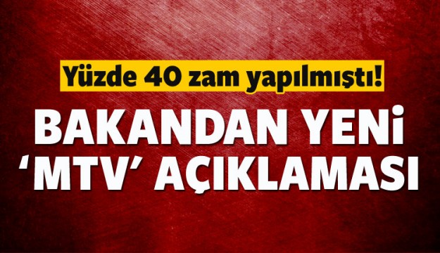 Bakan Ağbal'dan yeni 'MTV' açıklaması